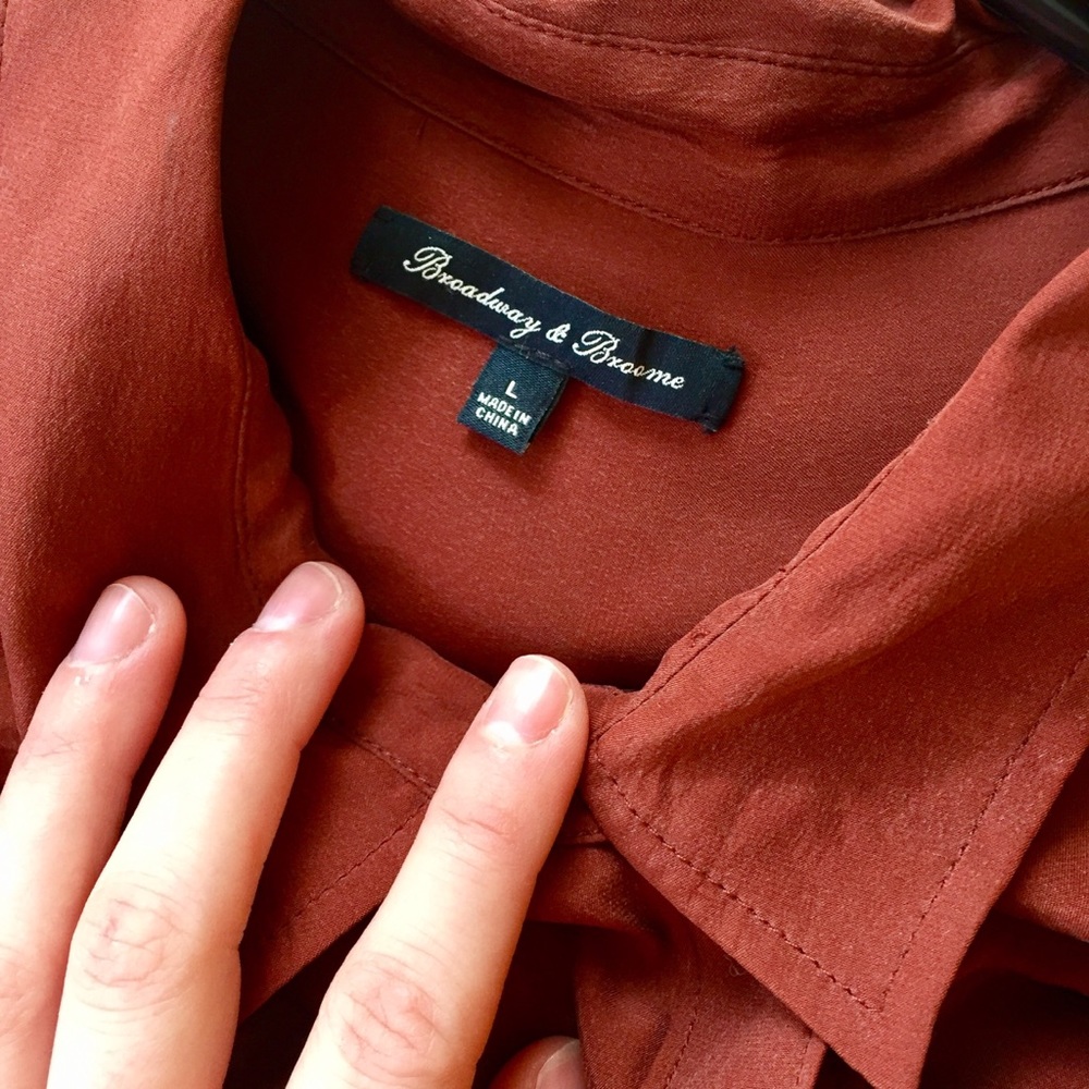 Madewell Silk Pocket Blouse